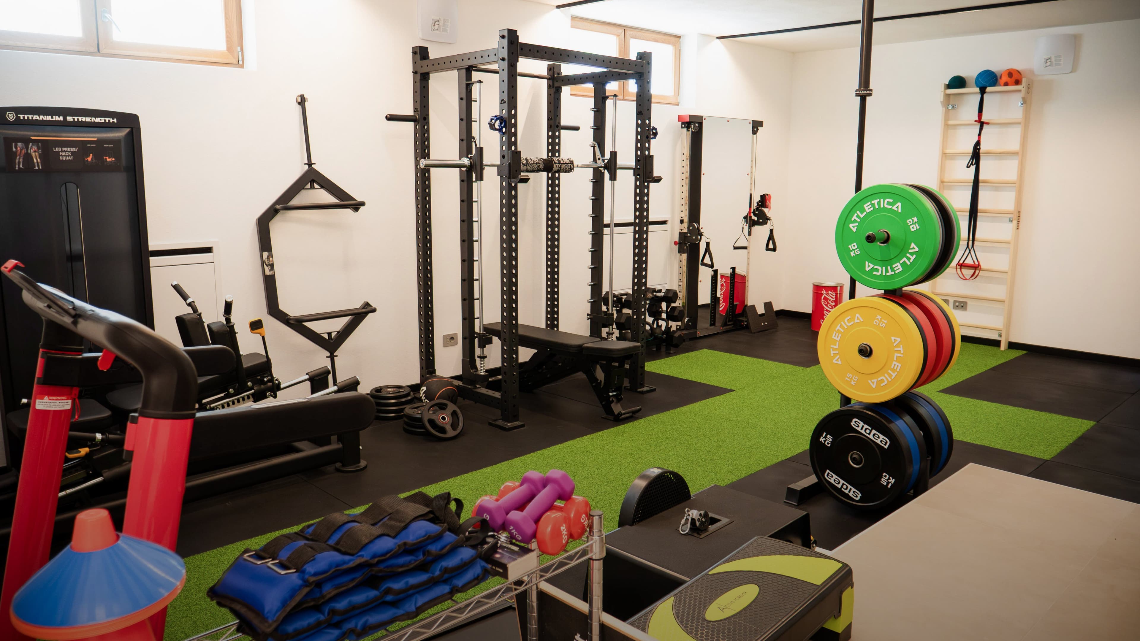La palestra riabilitativa dello studio Dal Fisio a Bergamo